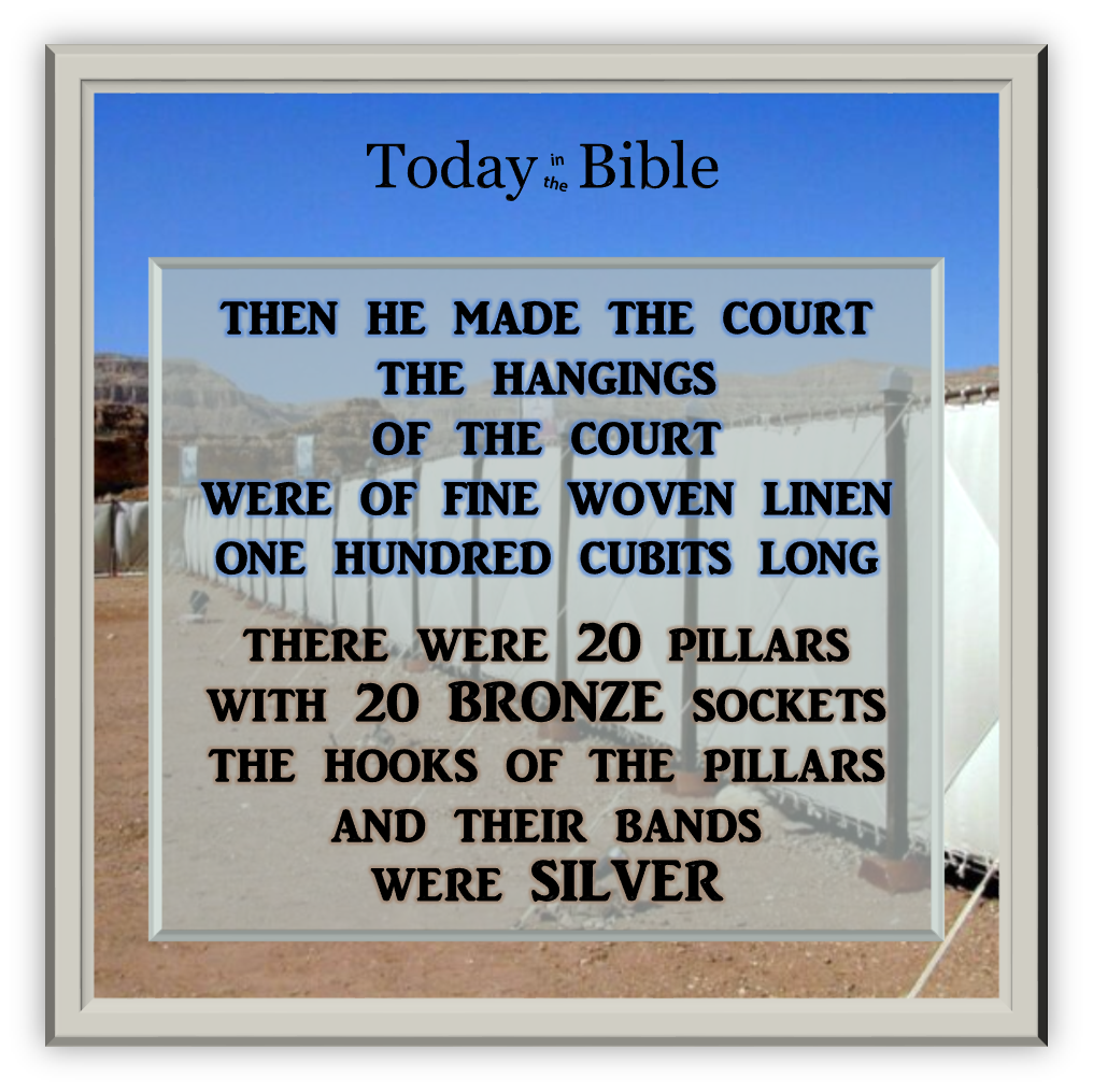 Shevat 7 – Then he made the court…