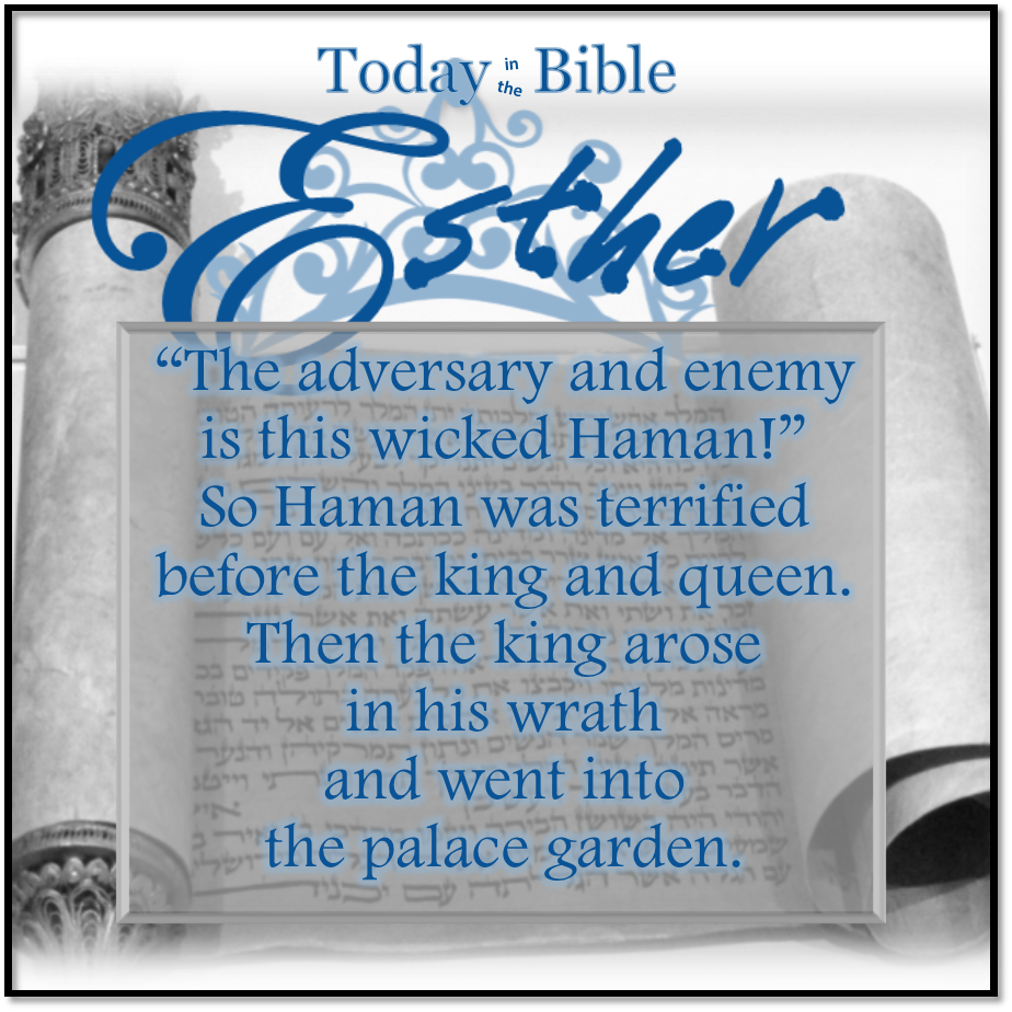 Nisan 16 – The adversary and enemy is this wicked Haman…